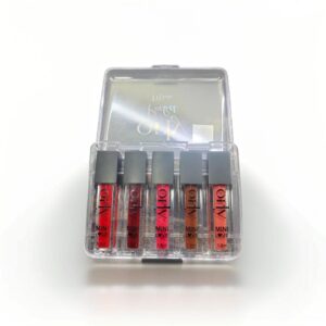 5 different mini-POCKET friendly lip gloss